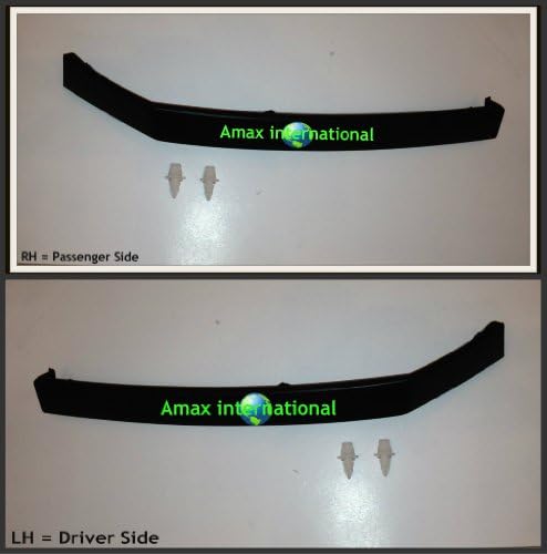 04 05 06 07 08 09 10 11 12 13 NISSAN ARMADA / NISSAN TITAN PICKUP 2004 2005 2006 2007 2008 2009 2010 2011 2012 2013 FRONT BUMPER FILLER _ GRILLE FILLER _ UNDER head light FILLER _ EXTENSION FILLER _ LH + RH _ Pair or Set _ with 4 clips (included in the factory package) _ Plastic _ BLACK (Paintable)