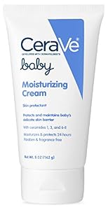 Image of CeraVe Baby Moisturizing Cream with Ceramides for Moisturizing, Protecting and Maintaining Baby's Delicate Skin, 5 Ounce