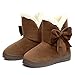 Rungoi Womens Short Boots Classic Bow Fashion Rain Snow Boots
