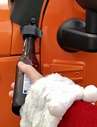 IceboXX Abridor de botellas para puerta de Jeep accesorio para Jeep Wrangler JK, JK Unlimited