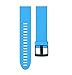 ANCOOL Compatible with Fenix 5S/6S/7S Bands 20mm Easy Fit Silicone Watch Bands Replacement for Fenix 8 43mm/5S Plus/6S Pro/D2 Delta S Smartwatches(Blue)
