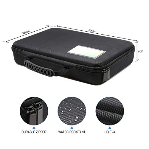 SURDAR 188 Batteries Organizer Storage Bag Hard Case Carrying Case Box Holder- Holds AA AAA C D 9V 3V Included Battery Tester BT-168 (Not Included Batteries) - Thumbnail 7