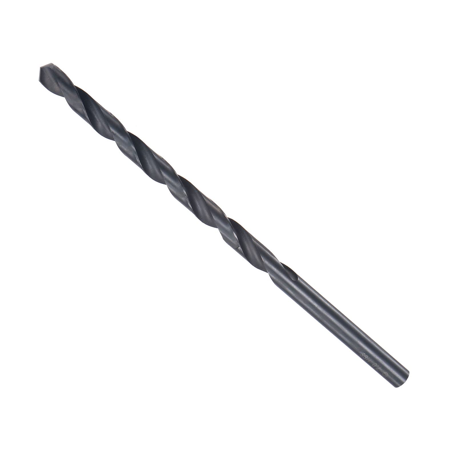 CoCud Twist Drill Bits, 7mm Drilling Diameter, Black Oxide High Speed Steel Extra Long Straight Shank - (Applications: for Stainless Steel Alloy Metal), 1-Piece