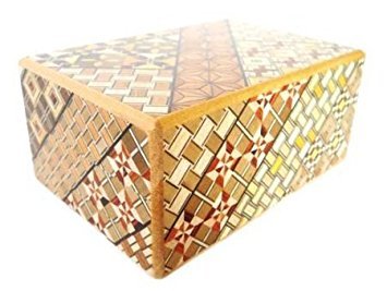 Yosegi Puzzle Box 4 sun - 7 steps