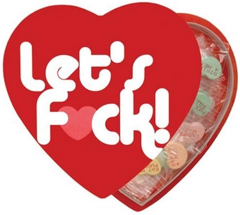 Candyprints Lets Fck! Candy in A Heart Box by Candyprints