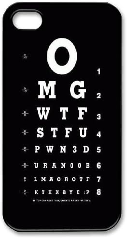 Iphone 4 4s Cases Eye Test Black Amazon Ca Electronics