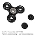 [2 Pack] Qoosea Fidget Spinner Stress Reducer EDC ADHD Toy Metal Bearings Bricks Relief Hands Toy High Speed Decompression Focus Triangle Plastic Gift for Children Adults - Black+Green