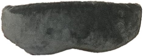 Qtec Sleep Mask, Ultra-soft Memory Foam Eye Mask, Relaxation Travel Eye Cover (dark gray)
