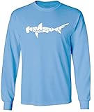 Koloa Surf Shark Logo Long Sleeve Heavy Cotton T-Shirts in Regular, Big & Tall