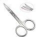 Professional Trimming Eyebrow Eyelash Forehead Hair Beard Small Scissors Portable Stainless Steel Beauty Care Tool BLUETOP