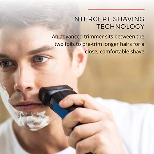 Remington PF7600 F8 Comfort Series Wet & Dry Foil Shaver, Men's Electric Razor, Electric Shaver