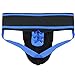 iiniim Mens Sexy Lace Up Lacing Sports Underwear Jockstrap G-String Clubwear Blue M
