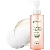 MAKE P:REM Safe Me. Oil to Foam Cleanser, Korean Face Wash, Gentle Transforming Makeup Remover for Sensitive Skin, 6.76 Fl Oz, 200ml