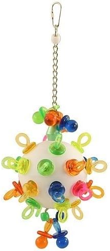 Super Binkies Hanging Wiffle Ball Parrot Toy - Large - Image 3