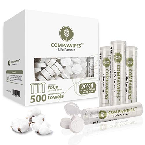 Toilet Paper Tablets Compressed Towels - Reusable Toilet Wipes Camping Toilet Paper Travel Wipes Coin Tissues Survival…