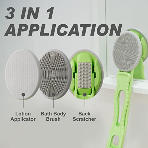 DOWMI Lotion Applicator for Back, Foldable 19" Long Handle, Applies