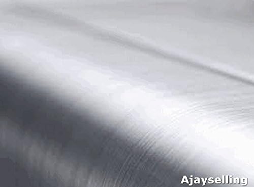 Brushed Aluminium Siver Steel Car phone laptop Vinyl Wrap Film with Air dran (50cm x 152CM)