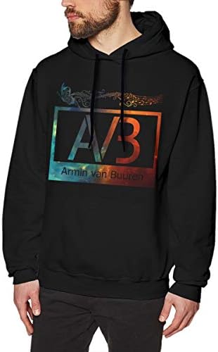 LilianR Armin Van Buuren Mens Hoodies Sweater Black