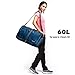 Gonex 60L Packable Travel Duffle Bag Foldable Duffel Bags for Luggage Gym Sports Camping Travelling Cycling Storage Shopping Water & Tear Resistant Deep Blue