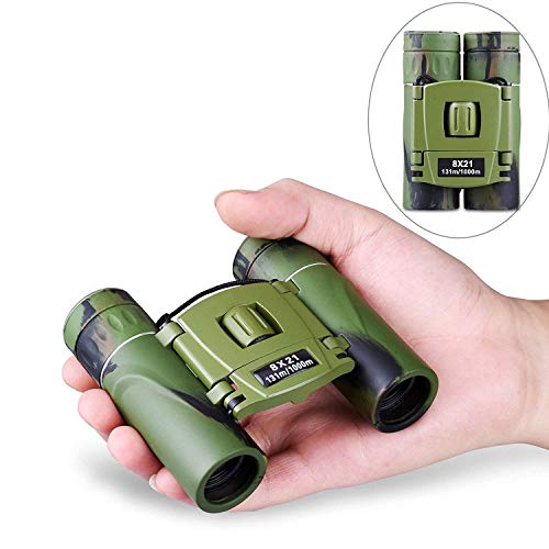 8x21 Fernglas, Kompakt Mini Doppelfernrohr Fernglas, Opernglas Hohe Auflösung Faltteleskop Fernglas für Erwachsene…