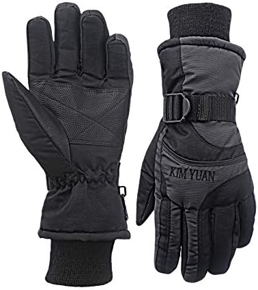 KIM YUAN Ski Snowboard Winter Gloves - Waterproof,3M Thinsulate, Cold Weather Gloves for Men & Women