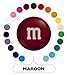 M&M's Maroon Milk Chocolate Candy 1LB Bag