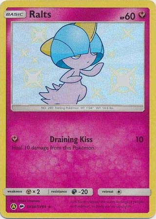 Pokemon Single Card RALTS Shiny Vault SV34/SV94 HIDDEN FATES
