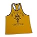 Golds Gym Men's Classic Logo Ringer Tank Top