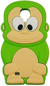 YAMIDA Cute 3d Monckey Soft Silicone Back Case Cover Skin for Samsung Galaxy S4 (B)