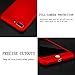 sxxissky iPhone 7 Plus Case, Ultra-Thin Full Body Coverage Hard Hybrid Plastic with [Tempered Glass Screen Protector] Protective Case Cover and Skin for Apple iPhone 7 Plus 5.5Inch-2016(Red)