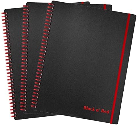 Amazon.com: Black n' Red Notebook, Durable Hardcover, Premium