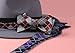 HISDERN Burgundy Bow Ties for Men Check Plaid Self Tie Bow Tie and Pocket Square Classic Formal Bowtie Tuxedo Wedding Bowties Handkerchief Set