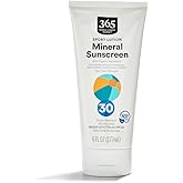 365 by Whole Foods Market, Sport Lotion Mineral Sunscreen, SPF 30, Water Resistant (80 Minutes), 6 Fl Oz