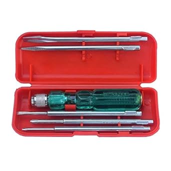 ILARTE TOOLS 5 Pieces Screwdriver Kit with Neon Bulb