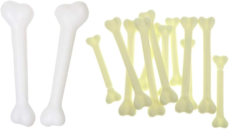 Amazon Dailymall 14個のプラスチックスケルトン骨の小道具ハロウィンコタスメハンギングデコレーション コスプレ 仮装 通販