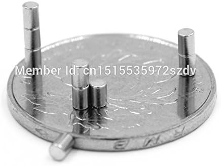 100pcs Strong Round Dia 2mm x 3mm N35 Rare Earth Neodymium Magnet Art Craft Fridge free shipping