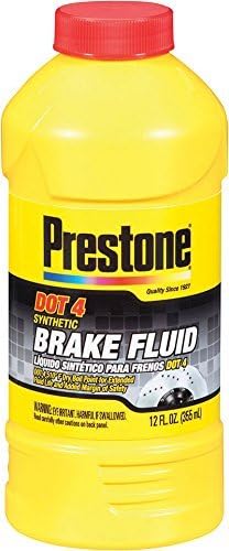 Prestone As800y Dot 4 Synthetic Brake Fluid 12 Oz By Prestone Brake Fluids Amazon Canada