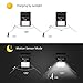 TRANMIX Upgraded 20 LEDs Solar Powered Motion Sensor Lights Outdoor Waterproof Security Wall Lights for Garden, Patio, Deck, Yard, Fence(Separable Light Design with 8ft Connection Cord)