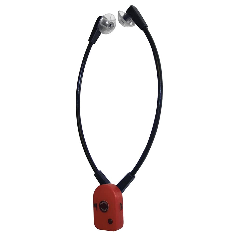 Pure Tone Audimed Communicator 2 | Lightweight Assistive Listening Device, indoor and outdoor communication and sound amplification (Red)