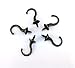 yueton 20pcs Vintage Carving Screw-in Ceiling Hooks Cup Hooks Hanger 1/2inch Open Mouth Wall Hook