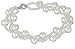 Bella Pearl Sterling Silver and Chinese Freshwater Cultured Pearl Beaded Bracelet