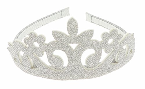 Glamour Girlz Womens Unisex Princess King Queen Crown Tiara Halloween Costume Outfit Party School Play Fancy Dress Headband Hair Hoop Headpiece Alice Band Hairband Deeley Bopper