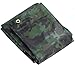Watershed Innovations Heavy Duty Waterproof Camo Tarp - Reversible Camouflage/Green Tarp - 6x8 with UV Protection for Outdoor Camping RV Truck and Trailers