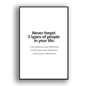 Framed Canvas Wall Art for Living Room, Bedroom Beautiful Quotes Canvas Prints for Modern Home Decoration Ready to Hang - 16"x24" inches
