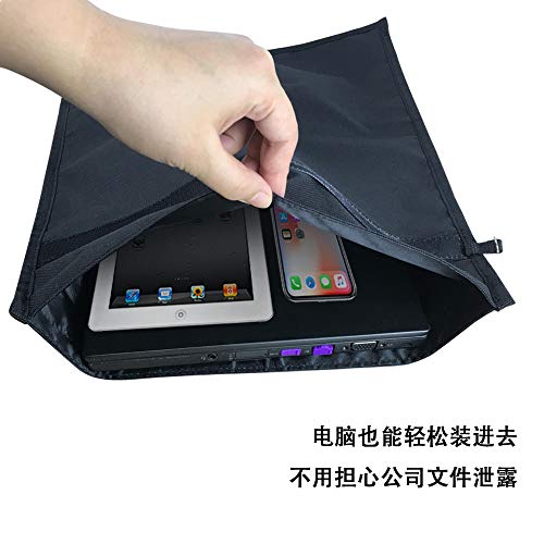 Signal Blocking, Anti-Tracking, Anti-Spying,EMF Single Blocking Bag, Radiation Protection for Cell Phones, Key Fobs and Credit Cards,Faraday Key Fob Bag, Anti-Hacking Security Bag (L:13.8IN X 17.7IN) - Thumbnail 5