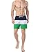 SHENGRUI Men's Swim Trunks Quick Dry Casual Swim Shorts Green M