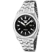 Seiko Men's SNK649K 5 Automatic Black Dial Stainless Steel Watch