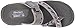 Skechers Women's Reggae-Sparkle Swag-Toe Thong Sandal with Webbing, Grey, 8 M US