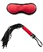 BDSM 10 PC Kit for Sex | Bondageromance Bondage Restraint Adult Sex Toy | Blindfold Mask + Leather Wrist Handcuffs Set Adjustable Straps | Fetish Things for Women Men + Couples | Restraining Harness