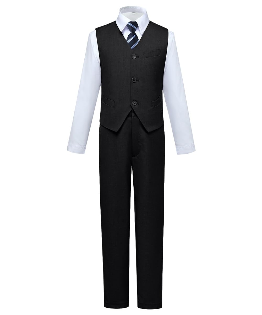 Photo 1 of Boys Suits Kids Vest and Pants Set Formal Wear Outfit Suit for Wedding Size 7